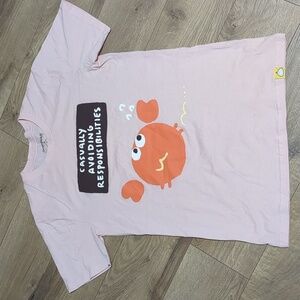 Ohmonah Crab t-shirt HTF retired rare shirt women's size Small